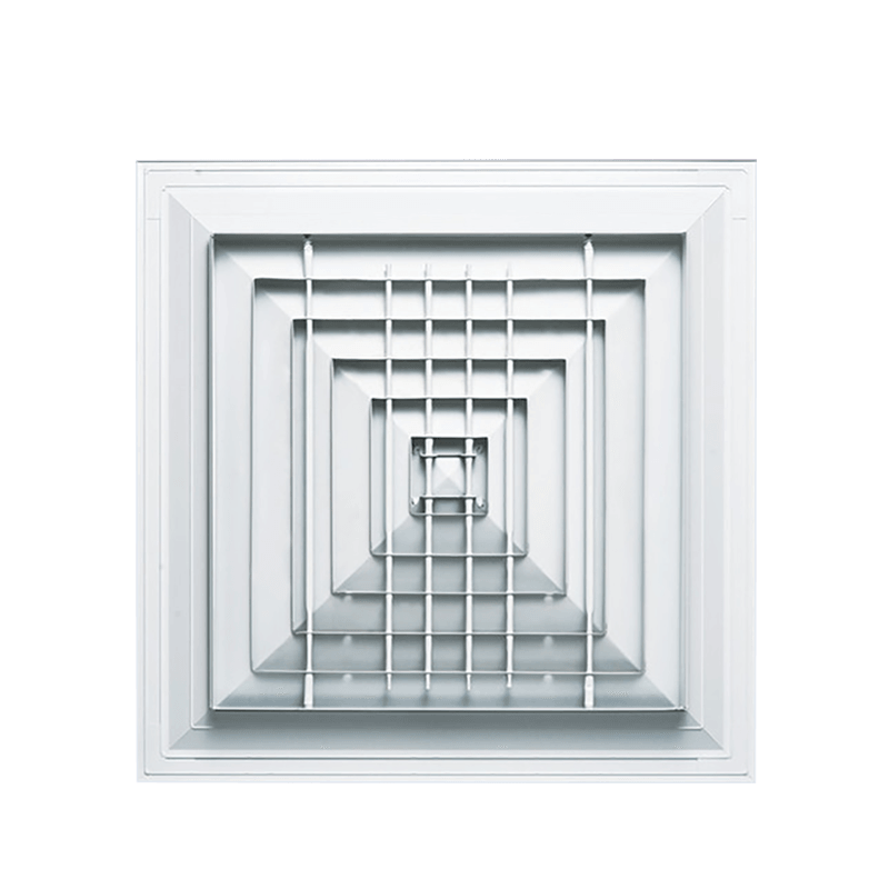 Višekrilni izlaz zraka prikladan je za ugradnju u prolaze ili prostorije za predtretman otporne na dim